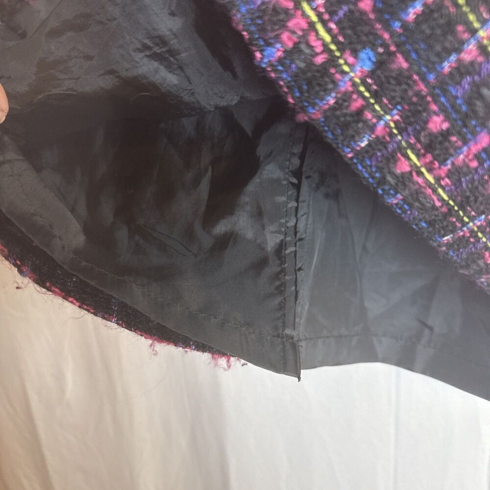 Oscar Oscar De La Renta Colorful Skirt Size 14 Petite Preowned - Picture 16 of 16
